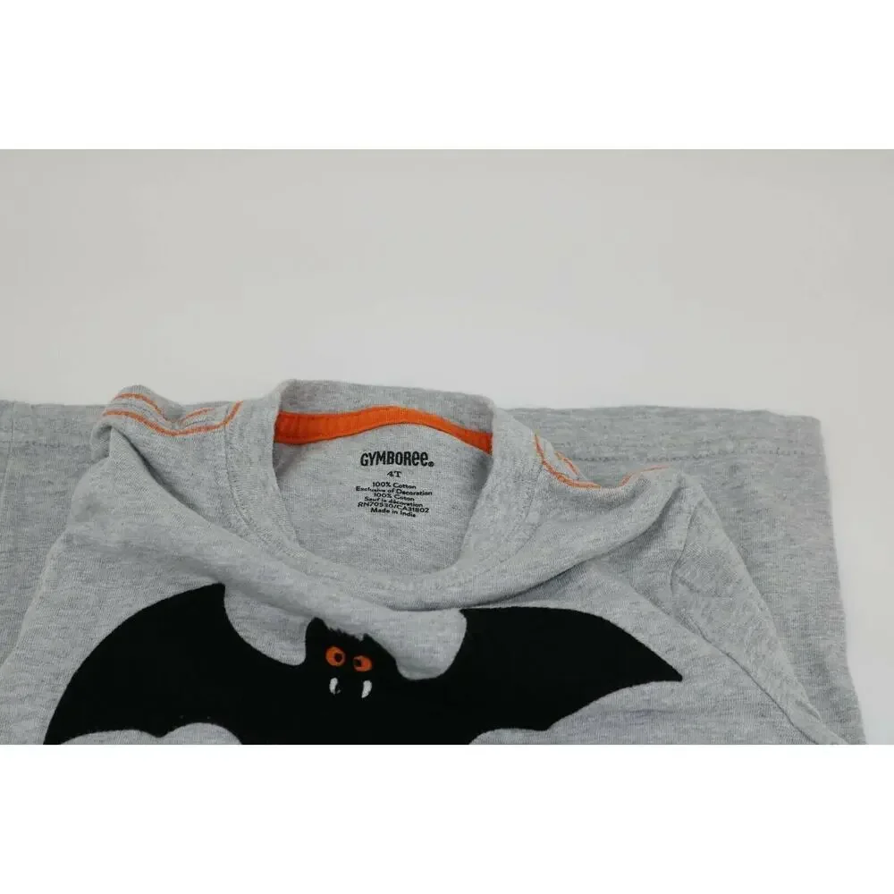 Gymboree Lucky Brand Boys Gray T-shirt Bundle Long Sleeve Casual Sz 4T